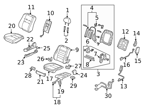 Heated Seats for 2006 Acura RL #0