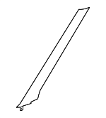 LR077217 - Body: Pillar Molding for Land-Rover Image