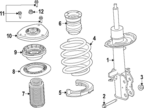Struts & Components for 2025 Ford Bronco Sport #0