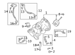 6M145635 - Engine: Vacuum Unit Spring for Audi Image