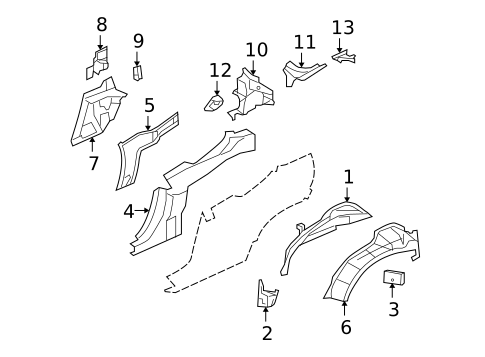 Inner Structure for 2010 Mitsubishi Eclipse #0