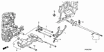 24282634000 - Transmission - Automatic: BOLT, SHAFT FORK SETTING for Honda Image
