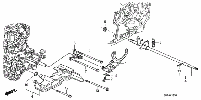AT Shift Fork (V6) for 2007 Honda Accord #0