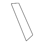 863933X000 - : Black Out Tape for Hyundai: Elantra Image