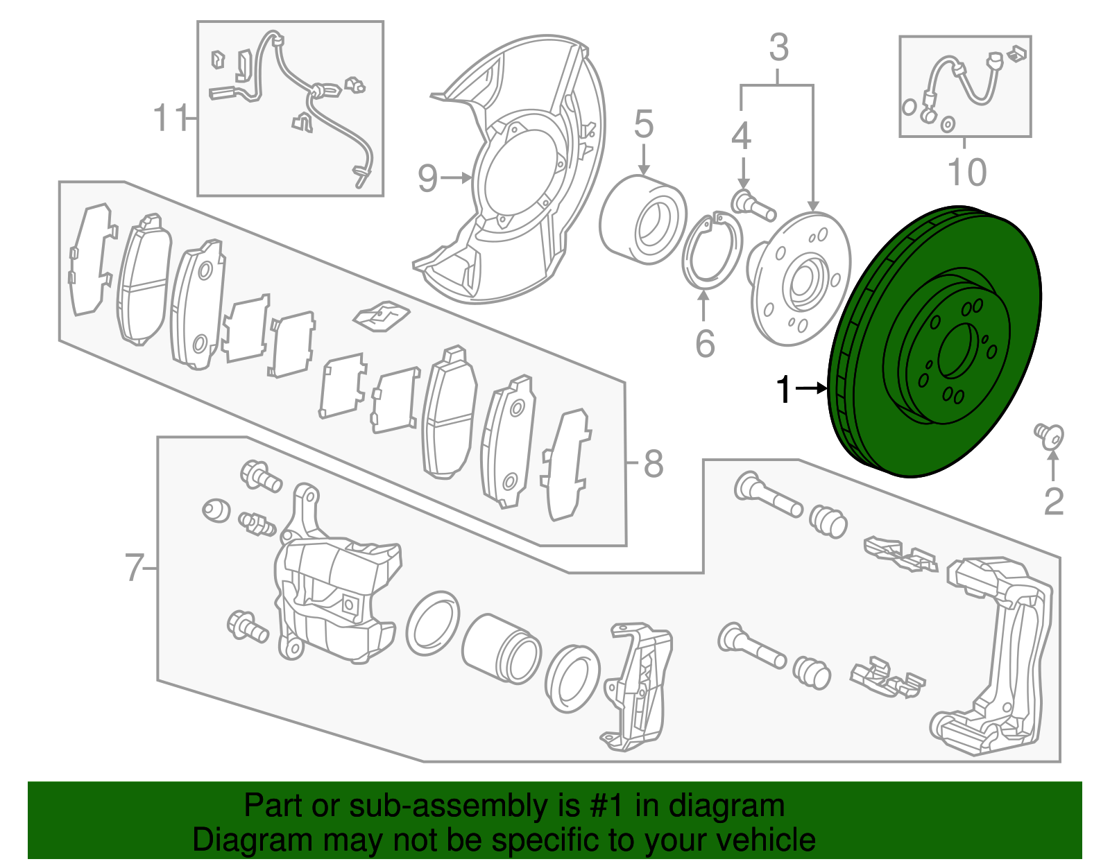 2013-2018 Acura Rotor 45251-TX4-A50 | Acura Parts World