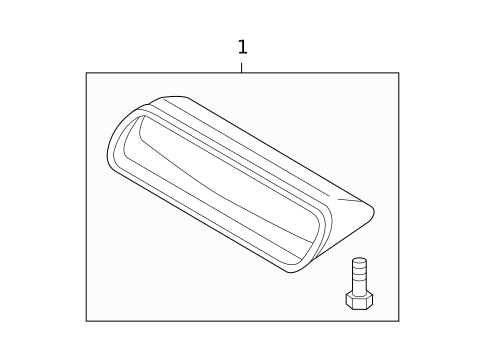 High Mounted Stop Lamp for 2009 Hyundai Tucson #0