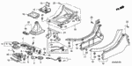 90102S84A10 - Interior/Bumper: SCREW, TAPPING (4X12) (ACR) for Acura Image image