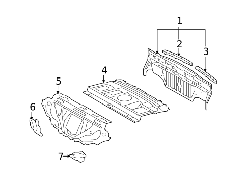 Rear Body for 2009 Lexus GS350 #0