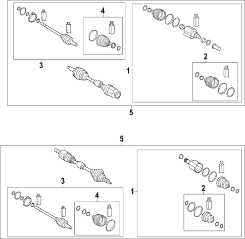 Axle Shafts & Joints for 2025 Hyundai Tucson #0