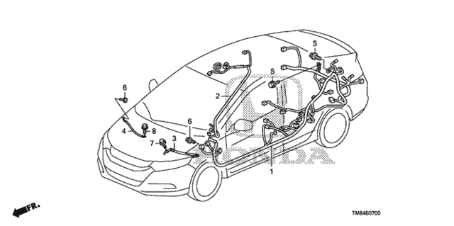 Wire Harness (1) for 2011 Honda Insight #0