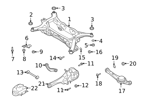 Rear Suspension for 2012 Mazda CX-9 #1