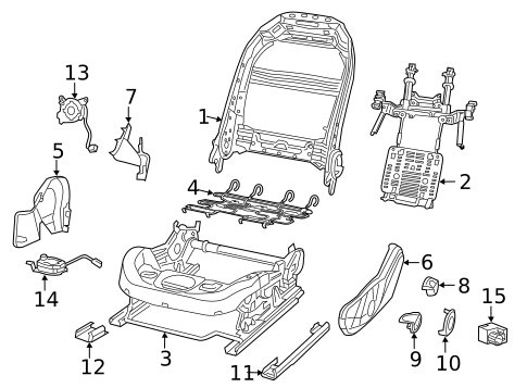 Tracks & Components for 2016 Chrysler 200 #1