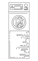 7459653011 - Body: Air Bag Label for Scion: tC, xB, xD | Toyota: 4Runner, Corolla, FJ Cruiser, Highlander, Mirai, Prius, Prius Plug-In, Prius V Image