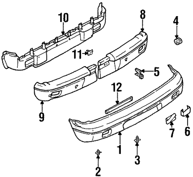 K01950221HXX - : Bumper Cover for Kia Image
