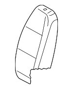 1K4881775BB - Body: Seat Back Pad for Volkswagen: GTI, Rabbit Image