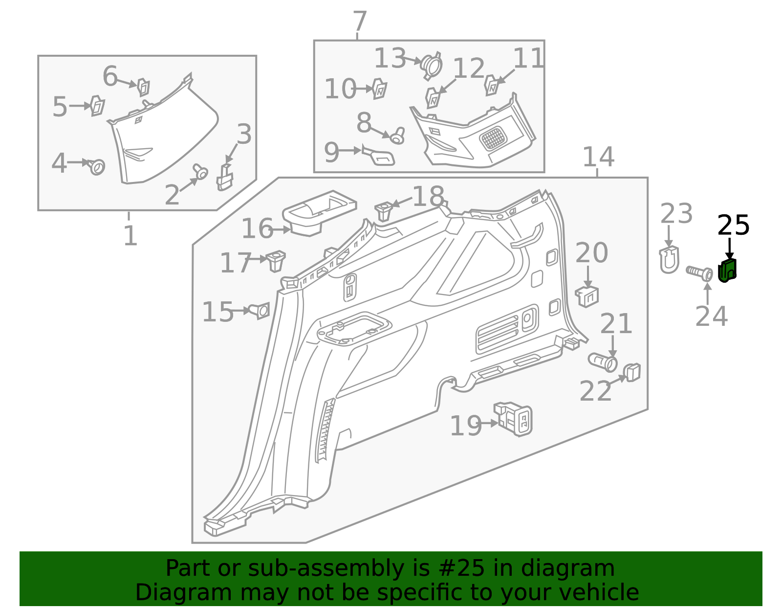 2018-2024 GM Tie Down Hook Cap 85524015 GM | GMPartsDirect.com