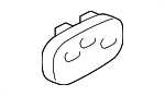87332C9900 - Body: Seat Switch Escutcheon for Nissan: Altima, Maxima, Murano Image