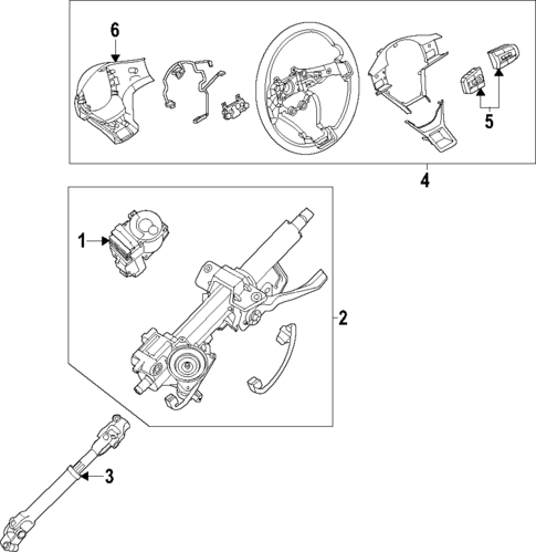 Steering Column for 2024 Kia Sportage #0