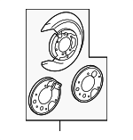 5139224AA - Brakes: Splash Shield for Dodge: Sprinter 2500, Sprinter 3500 Image