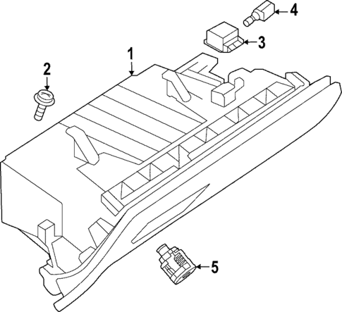 Glove Box for 2024 INFINITI QX55 #0
