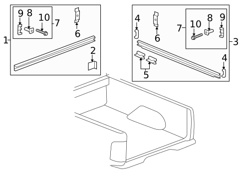 Box Rails for 2009 GMC Sierra 1500 #0