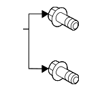 LR153536 - Brakes: Caliper Mount Mount Bolt for Land-Rover Image image