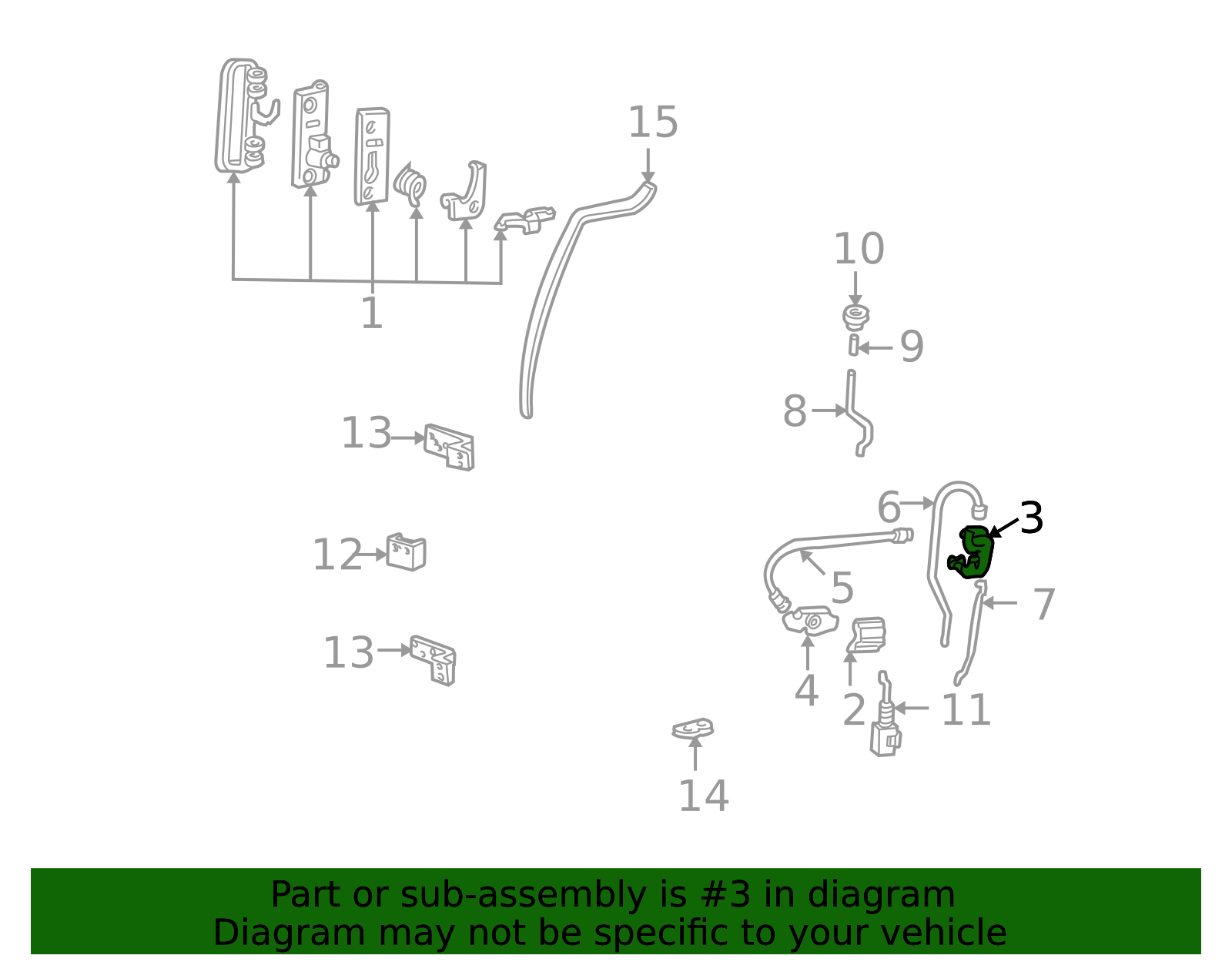 8C2Z-15264A00-D - Door Latch Assembly Ford Parts Direct