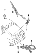4373494 - Body: Nozzle for Saab: 900 Image