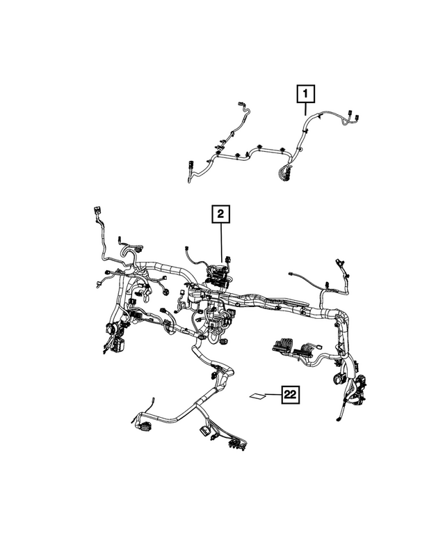 68599010AB - : Instrument Panel Wiring for Mopar Image