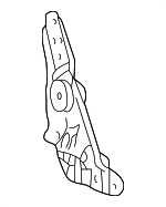 88954641 - Body: Hinge for Chevrolet: Trailblazer EXT | GMC: Envoy XL, Envoy XUV Image