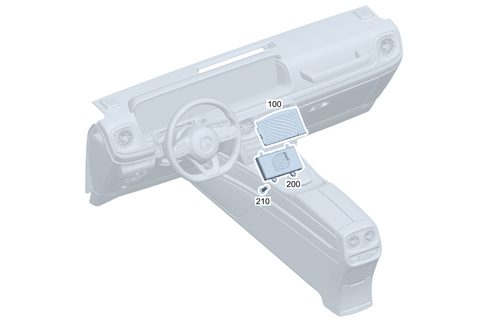Car Telephone for 2008 Mercedes-Benz G500 #0