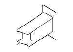 80A807134 - Body: Bumper Impact Bar Bracket for Audi Image