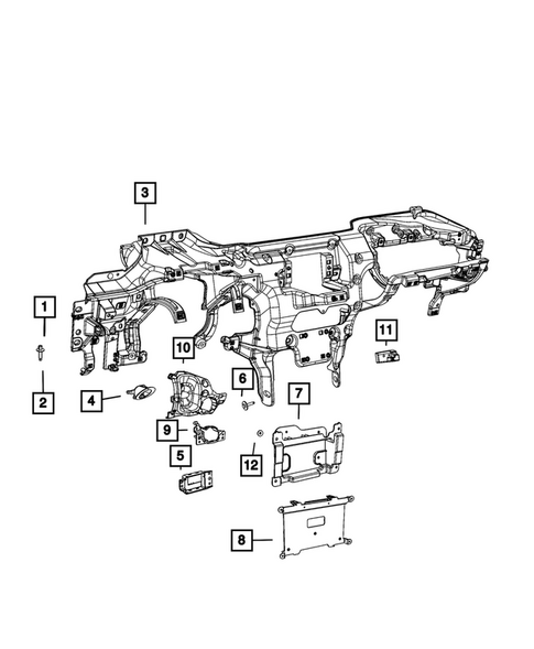 Instrument Panel for 2025 Dodge Durango #3