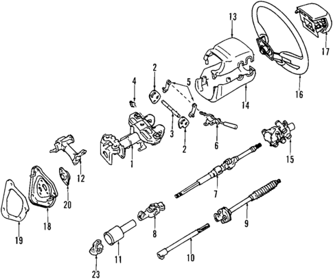 Steering Column Components for 1993 Toyota 4Runner #2