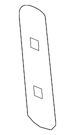 51227203561 - Body: Plate for BMW: 528i, 528i xDrive, 535d, 535d xDrive, 535i, 535i GT, 535i GT xDrive, 535i xDrive, 550i, 550i GT, 550i GT xDrive, 550i xDrive, 740i, 740Ld xDrive, 740Li, 740Li xDrive, 750i, 750i xDrive, 750Li, 750Li xDrive, 760Li, ActiveHybrid 5, ActiveHybrid 7, M5 Image