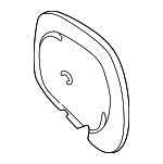 8472066D10 - Body: Mirror Glass for Suzuki Image
