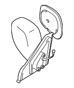 8470266D525PK - : Mirror Assembly for Suzuki Image