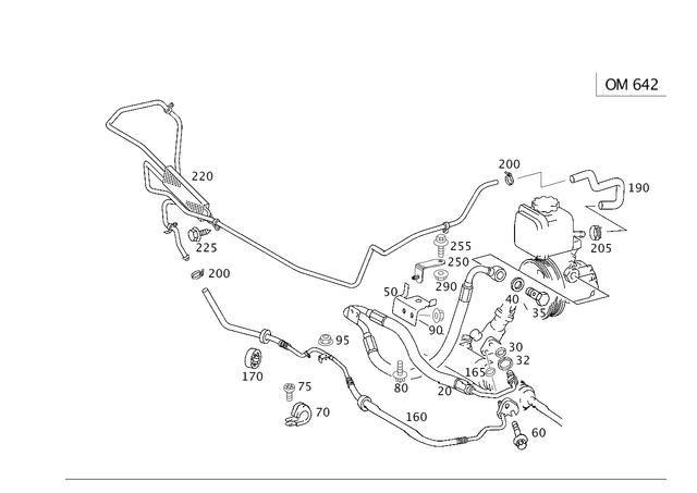 59977640 - Steering: Sealing Ring for Mercedes-Benz: 180C, C230, C240, C280, C32 AMG, C320, C350, C55 AMG, CLK320, CLK350, CLK500, CLK55 AMG, CLS500, CLS55 AMG, CLS550, E320, E500, E55 AMG, R320, R350, R500, SL600, SL65 AMG, SLK280, SLK300 Image image