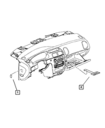 4680610AA - Labels: Air Bag Warning Label for Mopar Image