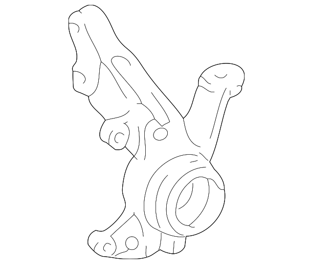 Genuine Toyota Steering Knuckle part# 43212-02220 for 2009