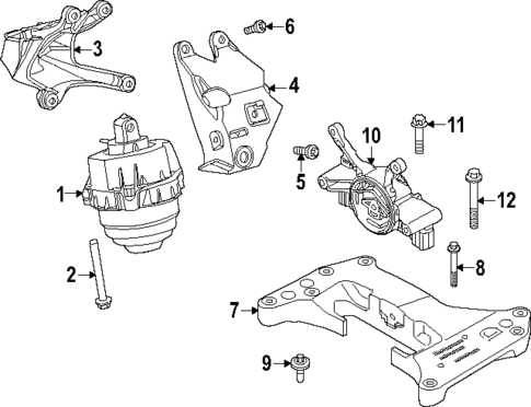 Engine & Trans Mounting for 2024 BMW 230i #0