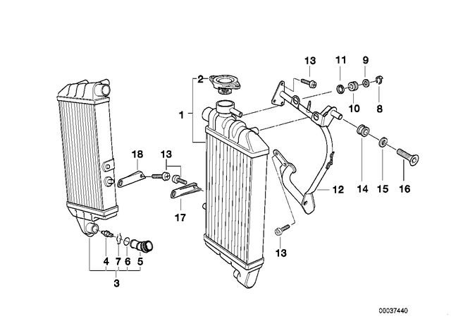 46632347151 - : Holder - Li for BMW-Motorrad Image