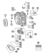 5189845AA - CVT2; Variable Speed; Automatic Transaxle: Bolt for Mopar Image
