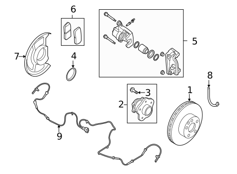 Rear Brakes for 2013 Nissan Altima #1