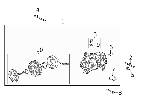 Condenser, Compressor & Lines for 2024 Cadillac CT5 #13