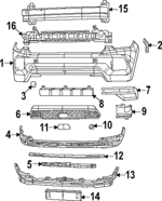 6WY79GXHAA - Body: Cover Cap for Mopar Image