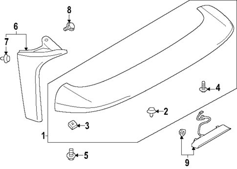 Spoiler for 2025 Subaru Forester #0