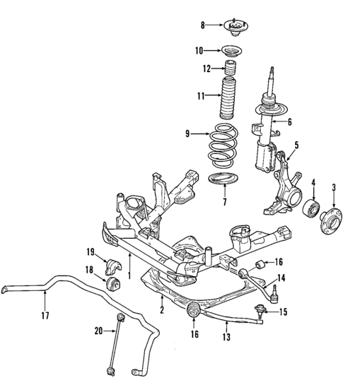 Suspension Components for 2005 BMW X3 #1