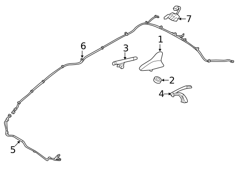 Antenna & Radio for 2012 Hyundai Azera #0