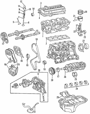 Engine for 1994 Toyota Celica | American Toyota Parts